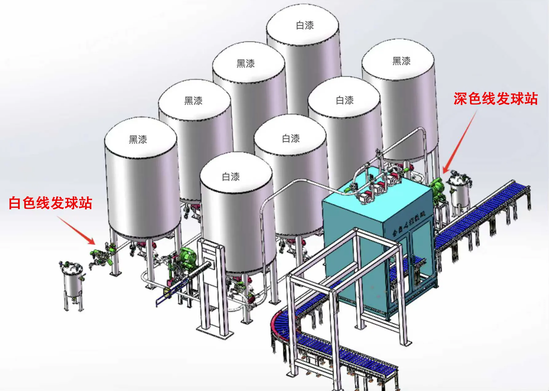 威浦清管系统在涂料行业的应用 威浦清管系统在涂料行业的应用